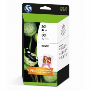 stapel aluminium Drank HP 301 Duo verpakking inktcartridge zwart en kleur - IT-Shop Rijnsburg
